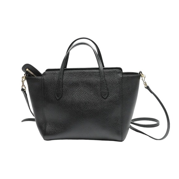 GUCCI Leather Swink 368827 Black Tote Bag - Picture 2 of 16